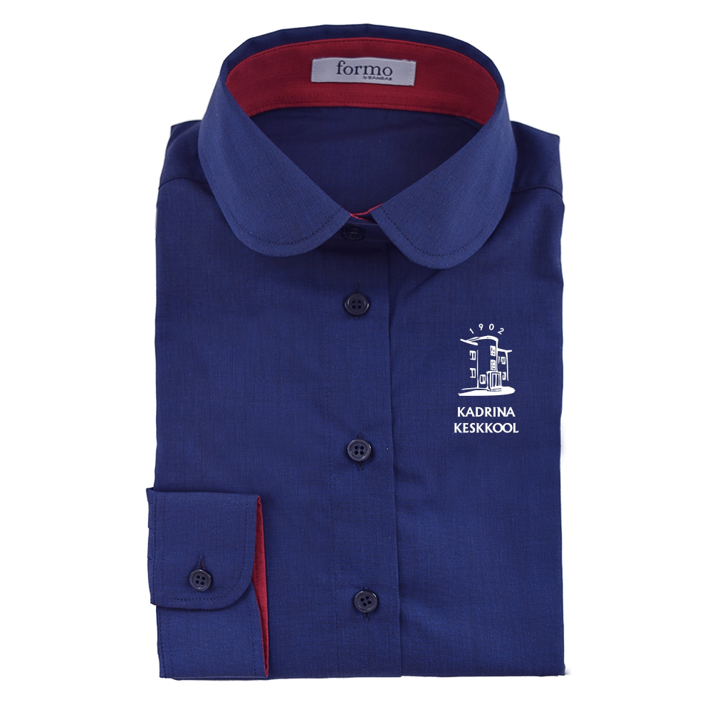 Tüdrukute triiksärk, tumesinine