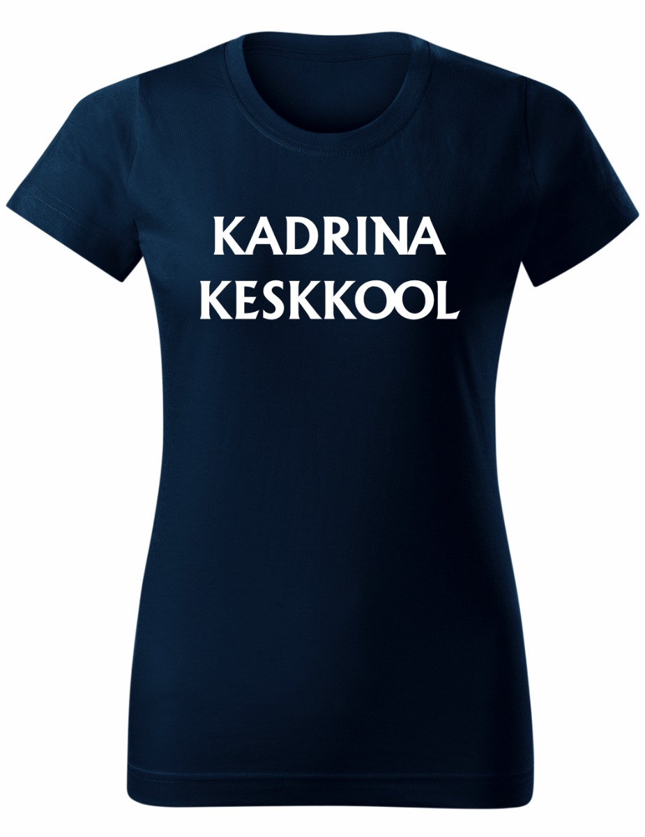 Naiste T-särk, tumesinine