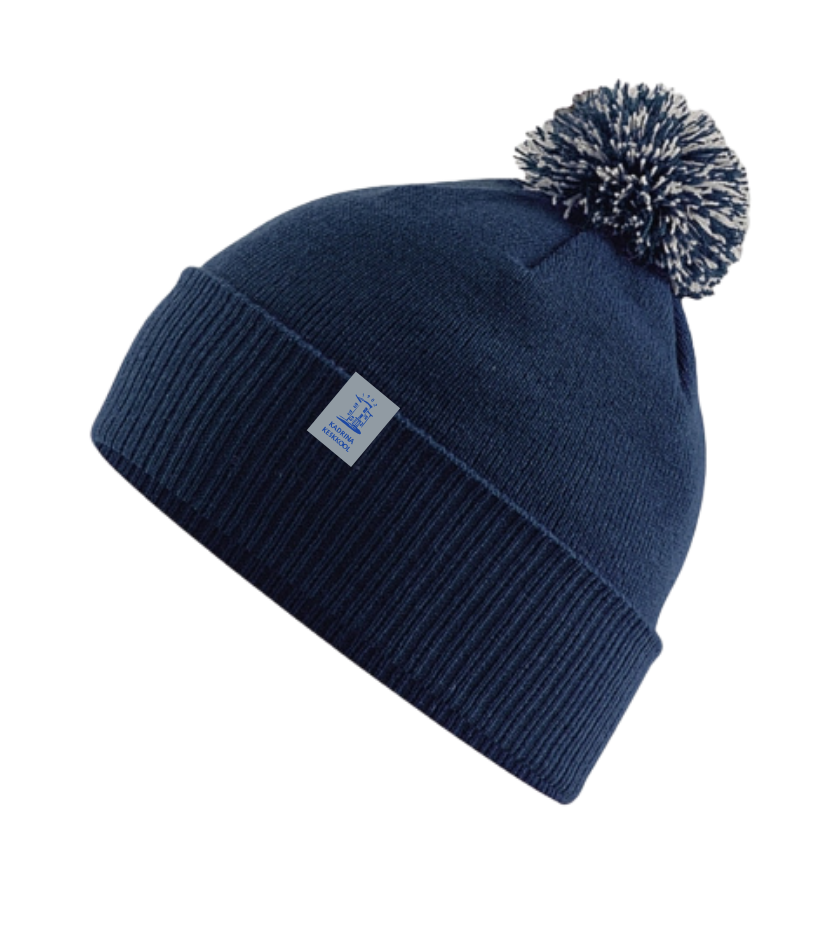 Tutimüts, tumesinine-hall