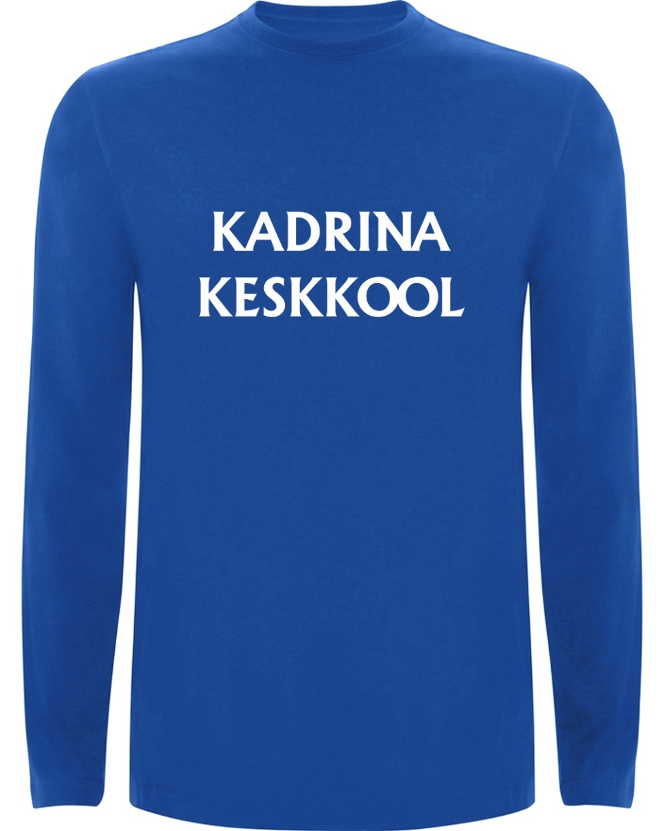 Unisex pikkade varrukatega särk, erksinine