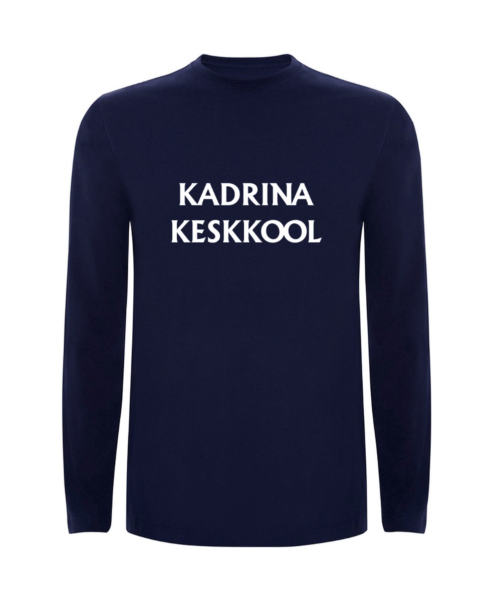 Laste pikkade varrukatega särk, tumesinine