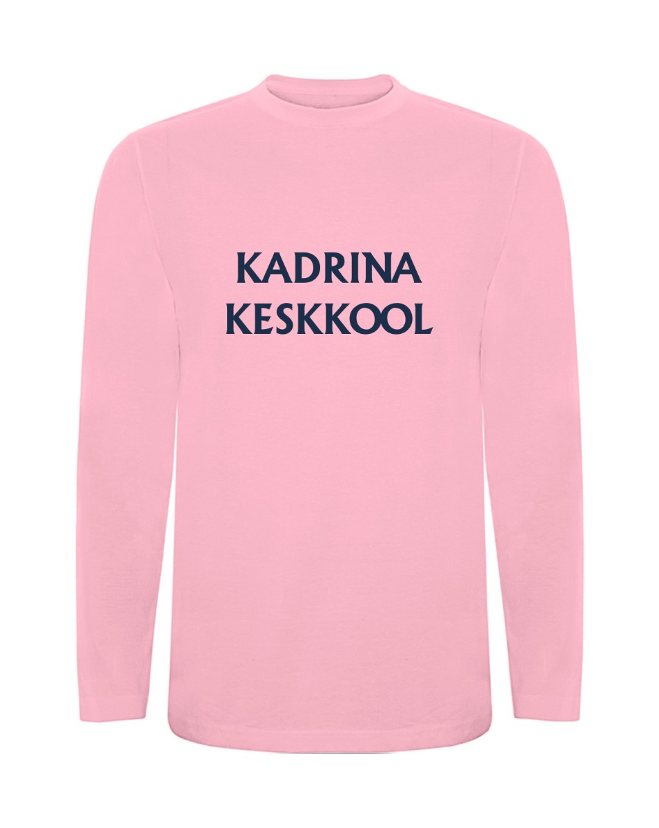 Laste pikkade varrukatega särk, roosa