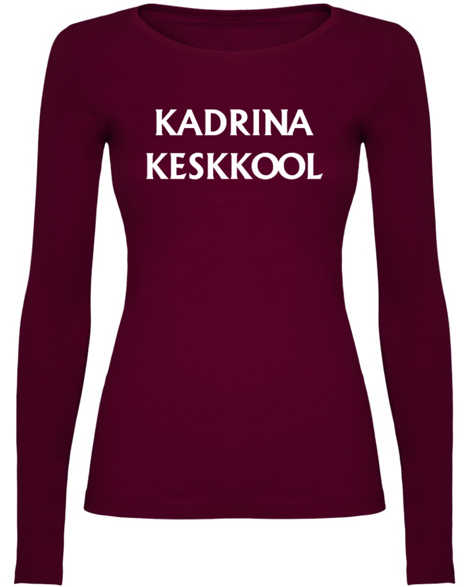 Naiste pikkade varrukatega särk, bordoo