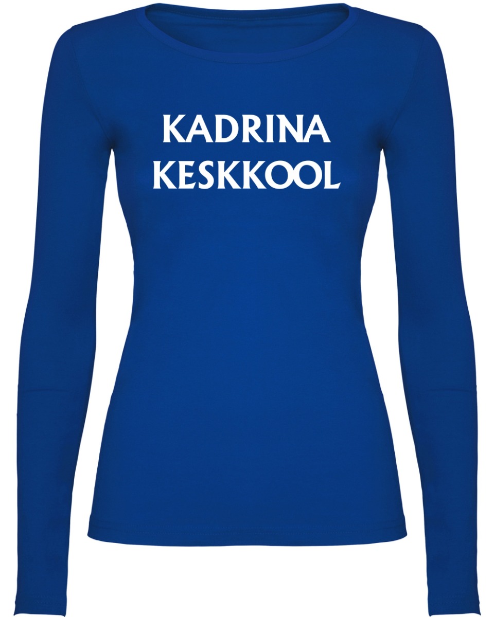 Naiste pikkade varrukatega särk, erksinine